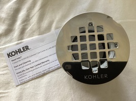 Kohler 22676-S Round PVC Shower Receptor Drain - Stainless - $10.90