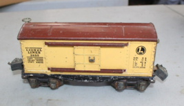 Lionel Prewar 2655 Yellow Rubber Stamped Boxcar  JB - $21.77