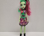 Monster High Doll Venus McFlytrap Party Ghouls Outfit Boots Green Pink - £31.58 GBP