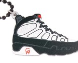 Good Wood NYC 9 Nine Sneaker Wooden Necklace White/Black 9 Shoe Kicks - $14.25