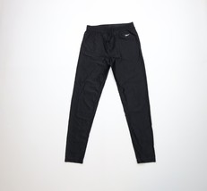 Vtg 90s Reebok Womens XL Classic Logo Running Jogging Spandex Pants Blac... - $742.39 MXN