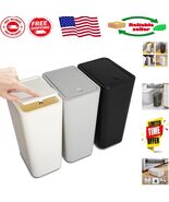 Durable and Stylish Small Trash Can Set: Press-Top 2.6 Gallon for Home &amp;... - $55.73 CAD