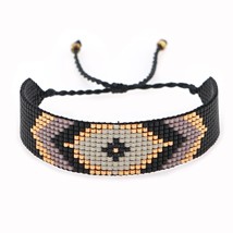 Turkish Evil Eye Bracelet Star Bracelets Greek Eye Pulseras Femme Handmade Jewel - £26.89 GBP