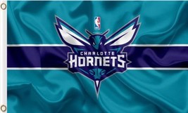 Charlotte Hornets Sport Custom US Flag 3X5Ft Polyester Banner USA Digita... - £12.50 GBP