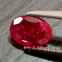 Unheated, Vivid Red Spinel, Myanmar Spinel, 0.74 Cts., Myanmar Red Spinel, Old B - £199.80 GBP