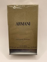 Armani Eau Pour Homme By Giorgio Armani Edt Spray 3.4 Oz Classic Rare NEW/SEALED - £194.36 GBP