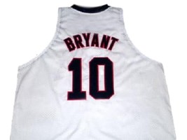 Kobe Bryant #10 Team USA New Men Basketball Jersey White Any Size image 2