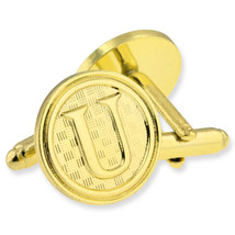 Letter U alphabet initials Cufflink Set Gold or Silver - $37.99