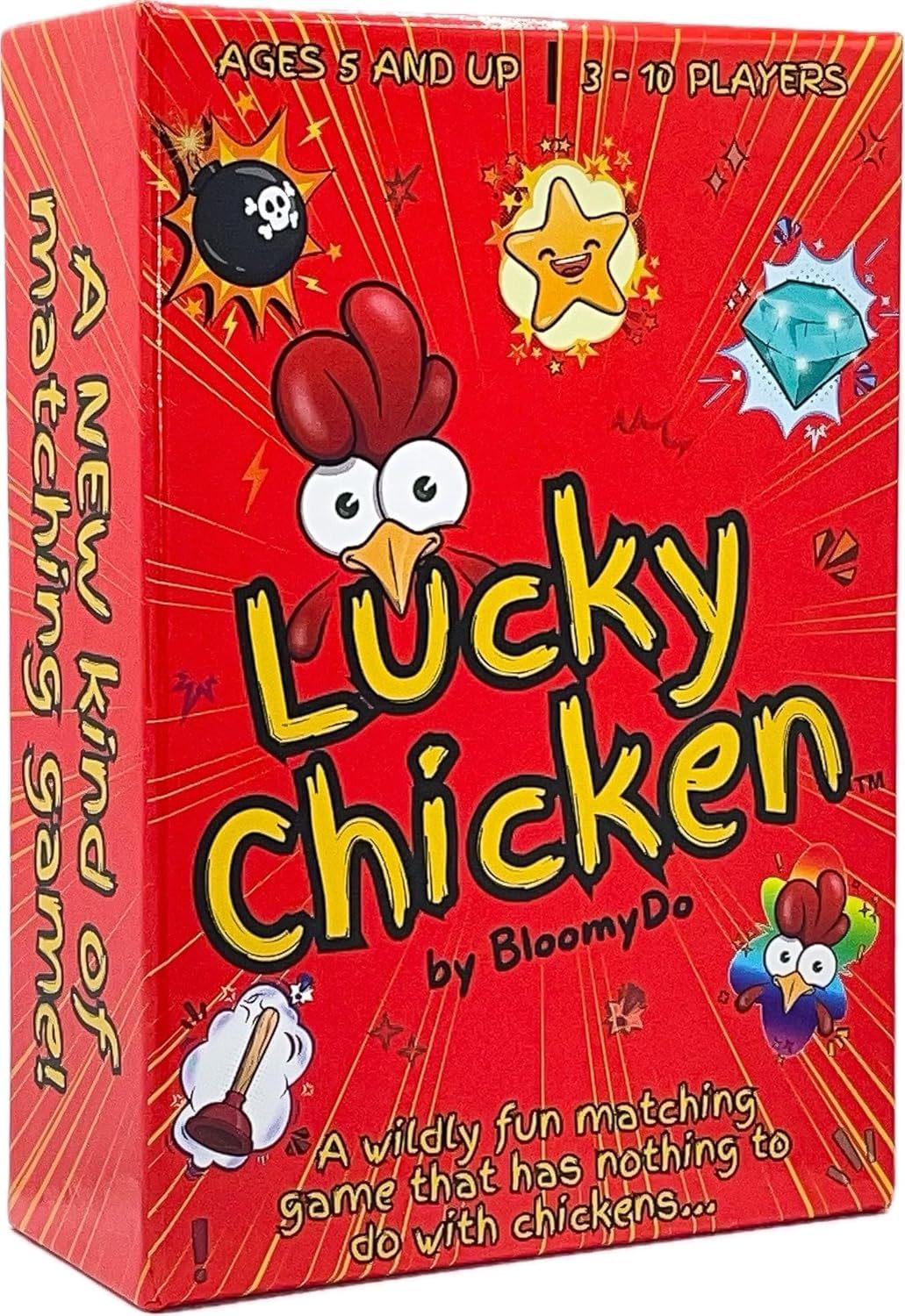 Primary image for Lucky Chicken New Modern Matching Card Game for Kids and Adults Easy to Learn Ga