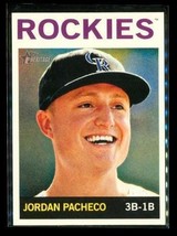 2013 Topps Heritage Baseball Trading Card #245 Jordan Pacheco Colorado Rockies - £7.90 GBP