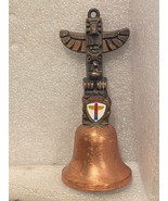 Alaska Totem Pole Souvenir 4&quot; Bell *Pre-Owned* t1 - $21.03 CAD