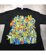 The Simpson Cartoon Cast 2007 Cartoons XL T- Shirt - Short Sleeve - £17.01 GBP