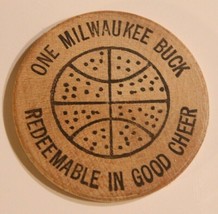 Vintage Milwaukee 95th Anniversary Convention Wooden Nickel Wisconsin 1986 - $3.95