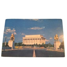 Postcard Lincoln Memorial Washington DC Chrome Posted - £5.44 GBP