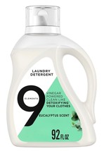 9 Elements Liquid Laundry Detergent, Eucalyptus Scent 92 Fl. Oz. - $29.95