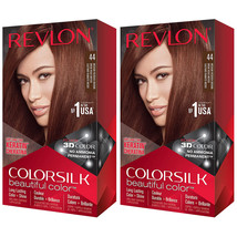 2-Revlon Colorsilk Beautiful Color Permanent Hair Color with 3D Gel Technology &amp; - £13.54 GBP