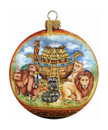 G.Debrekht Holiday Splendor Glass Noahs Ark Ball 3.5 in. - Glass Ornament - $87.41 CAD