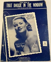 (How Much is) That Doggie In The Window Sheet Music Patti Page Vintage 1952 - $6.99