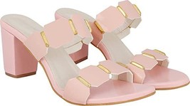 Women comfortable fancy traditional Heels US Size 4-9 Brace Pink - £37.60 GBP