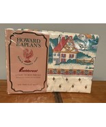 VTG Fieldcrest Howard Kaplan&#39;s La Belle France Country Store Twin Flat S... - $411.83 MXN