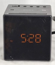 Sony ICF C1 Desktop Alarm Clock AM FM Radio Black Digital Cube Tested and Works - £6.31 GBP