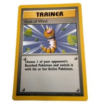 Gust of Wind Pokémon TCG 93/102 1999 Base Set Trainer Vintage LP - £0.78 GBP