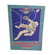 Young Astronauts History of Space Travel Coloring Book Sputnik Challenger 1987 - £21.21 GBP