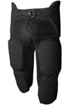 All-Star FBP1YP Youth XSmall Black Integrated All N One football pant-NEW-SHIP24 - $39.48