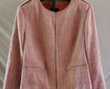Talbots Woman Pink &amp; White Boucle Jacket Blazer Size 22W - $26.72
