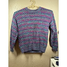 Vintage Finalist Knit Sweater 80s 90s Cosby Ugly Biggie Smalls Mens Size... - $818.55 MXN