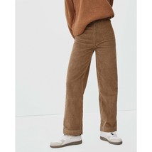 Everlane Womens The Corduroy Wide-Leg Pant Toasted Coconut Brown 8 - $53.03