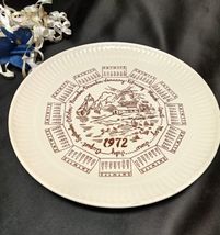 2615 Antique Mount Clemens 1972 Calendar Collector Plate Rare  - $10.00