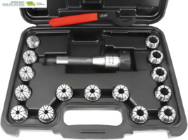 17 PCS R8 ER32 Collet Holder Set R8 End Mill ER32 Collet Chuck Kit (0.00... - $190.13