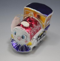 Kurt Adler Polanaise Large Locomotive Glass Christmas Ornament by Komozja GP NWT - $16.14