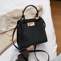 2022 New Female Square Tote Bag High Quality PU Leather Women Designer Handbags  - £32.36 GBP