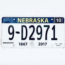 2019 United States Nebraska Buffalo County Passenger License Plate 9 D2971 - £9.88 GBP