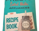 Vintage Presto Control Master Appliances Recipe Book Instructions Advert... - £4.72 GBP