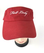 Vintage First Lady Visor Cap Embroidered Ronald Reagan Presidential Library - $19.75