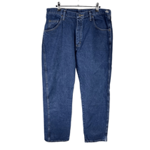 Wrangler Straight Jeans 36x32 Men’s Dark Wash Pre-Owned [#2941] - £15.69 GBP