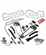 Fits 5.4L Ford Lincoln Triton Timing Chain Kit Oil+Water Pump Phasers VV... - £151.94 GBP