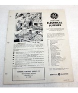 Rare General Electric GE Electrical Supplies Flyer Jan 1, 1956 ~ 12 Pages - $24.99