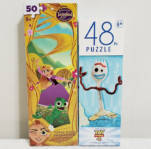 NEW Toy Story 4 FORKY AND Rapunzel&#39;s Tower Jigsaw Puzzles  48 &amp; 50 piece... - $8.36