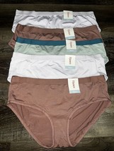 Hanes ~ 5-Pair Womens Hipster Underwear Panties Polyester Blend ~ 3XL/10 - £24.18 GBP