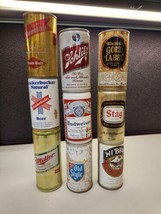 Lot Of 9 Vintage Metal Empty Beer Cans Pictured #9 - £10.46 GBP