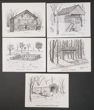 Pennsylvania Artist Robert Morrow Waynesboro &amp; Other Cards Blank Pack Of 10 (L) - £6.31 GBP