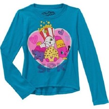 Shopkins Girls&#39; SPK Long Sleeve Scoop Neck Girls girls t-shirt NWT  XS 4-5 (P) - £7.66 GBP