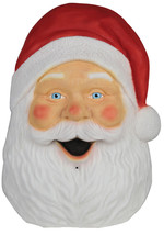 Seasonal Visions 3D Plastic Santa Plaque with Lights and Sound Christmas Decorat - £154.70 GBP