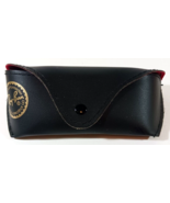 RAY-BAN SUNGLASSES Eyeglass Soft CASE Only BLACK w/ Snap Luxottica - £8.59 GBP
