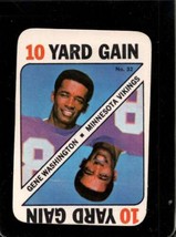 1971 Topps Game Inserts #32 Gene Washington Ex Vikings *X35700 - £7.74 GBP