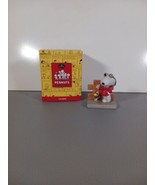 VINTAGE 2000 SNOOPY AND WOODSTOCK &quot;JOE COOL AND FRIENDS&quot; HALLMARK FIGURINE  - £14.57 GBP